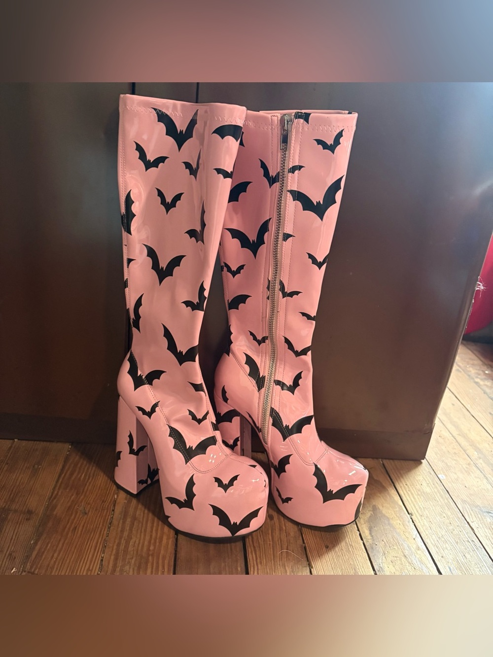 Trickz N' Treatz Bat Gogo Boots Women’s 8